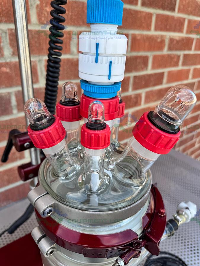 Used Powder System Limited GFD Glass Nutsche Filter Dryer 2L w/Servo Drive, Impeller
