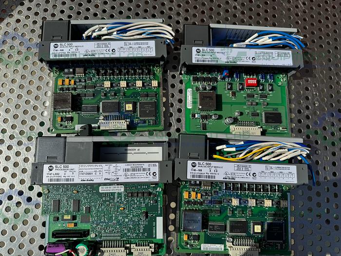 Used Allen Bradley  SLC 500 1747-L552 PLC w/ Prosoft MVI46 Communication Module