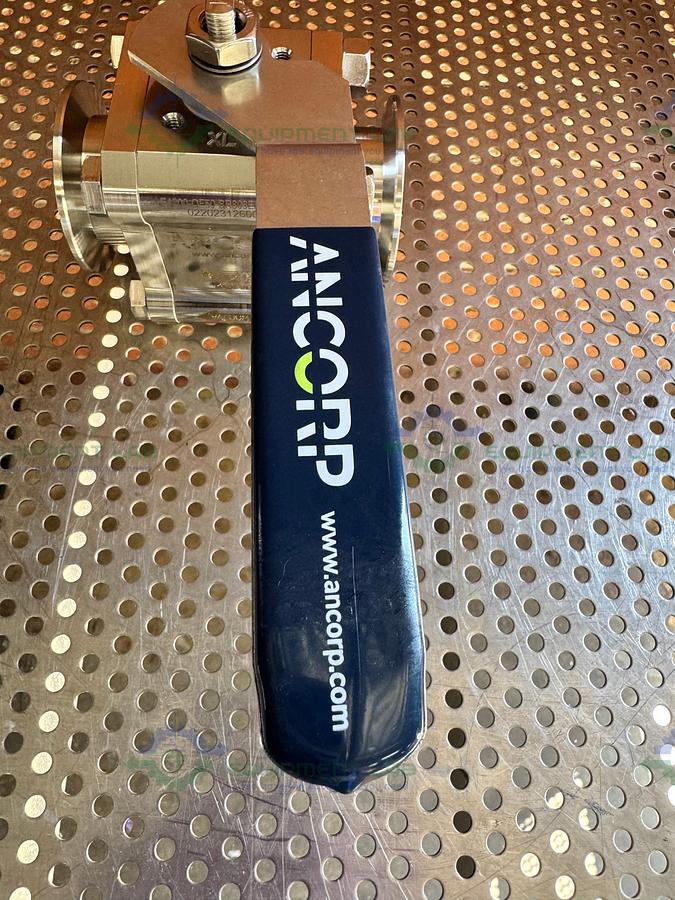 Ancorp E4200-QF50-BR803EP-P6022 High Vacuum Manual Ball Valve w/ KF 50 Fitting