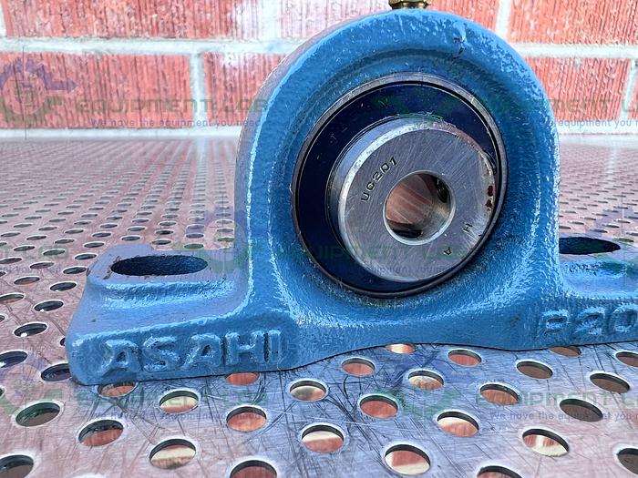 Used Lot of 2 - ASAHI P203 Pillow Block Bearing 11mm x 28mm Bore