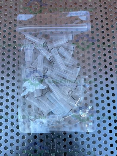 500 Pack -VWR  76417-174 Sterile 0.5L Tubes & Clear Insertable Caps Non-Graduated
