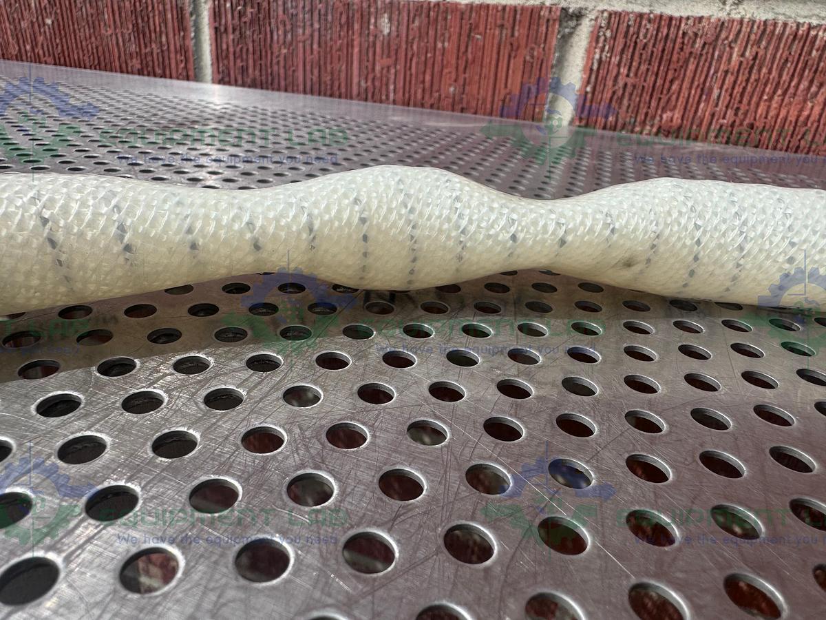 Used Sani Tech  STHT-W-0750 96" Silicone Hose w/ 3/4" Sanitary Fitting