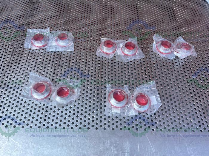 Used Lot of 2- MKS  100310305 ISO-KF Weld Stub Flange, NW40, 1.5" OD, 0.75" Length