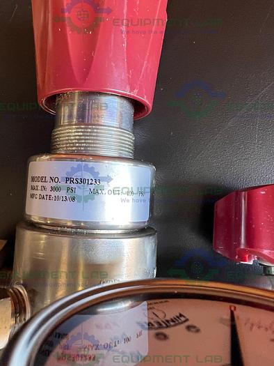 Used Praxair Prostar Platinum  RX30410  Regulator 3000 PSI w/ Winters and Waki Gauges