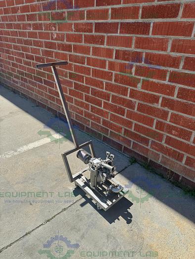 Used Wilden  HT 68004 Stainless Steel Double Diaphragm Pump w/ Cart