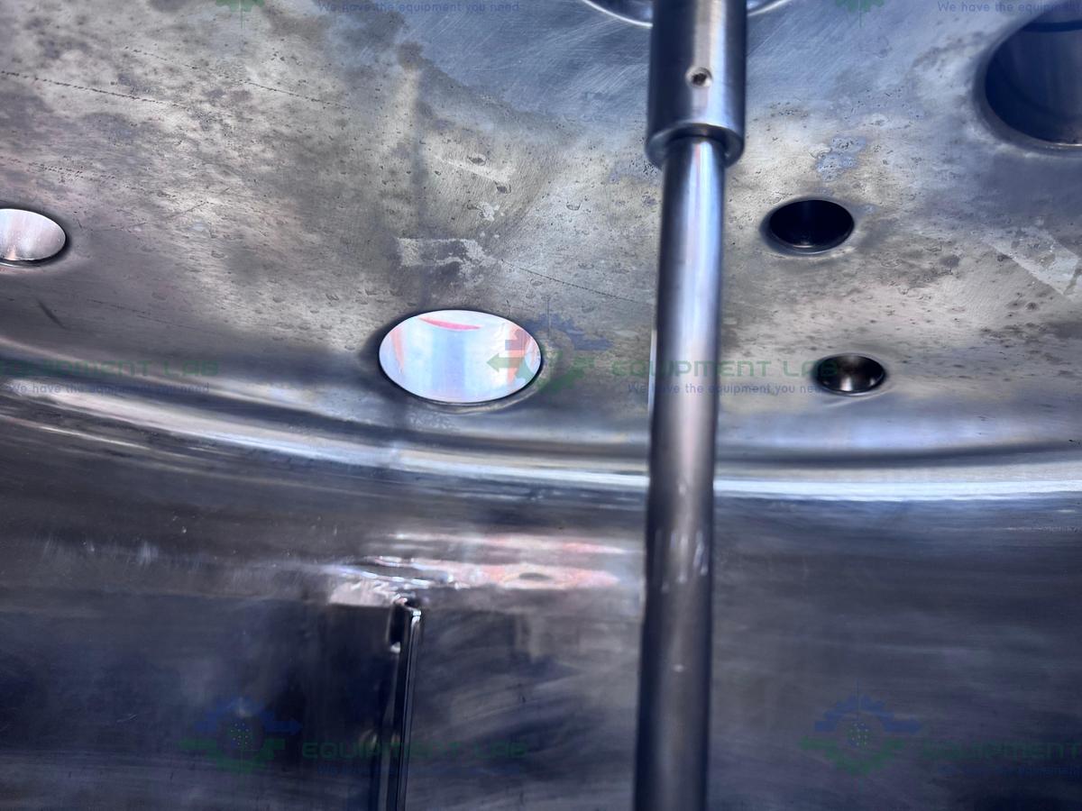 Used Precision Stainless 600 Liter Stainless Steel Jacketed Reactor 50 PSI