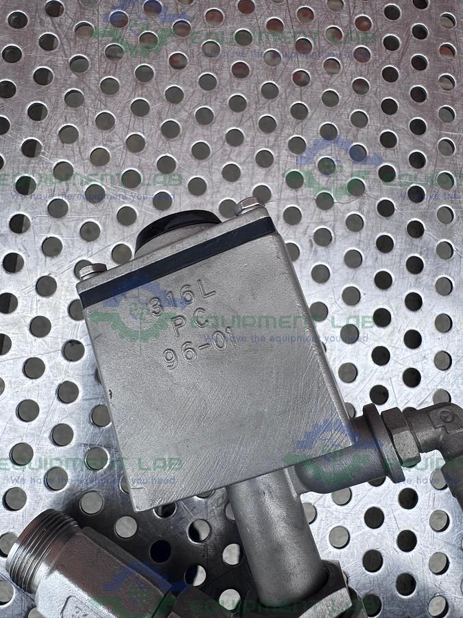 Used Gemu 540/15/D59405-1 Pneumatic Valve Actuator w/ Norgren R05-200-RNEA Regulator