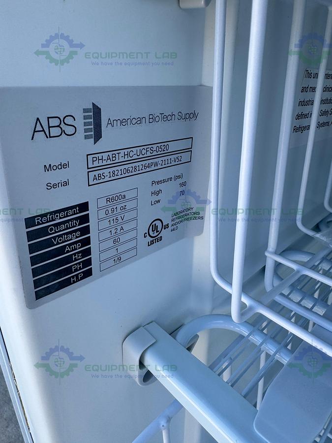 ABS PH-ABT-HC-UCFS-0520 Pharmacy Undercounter Freezer 4 Cu. Ft., -20C