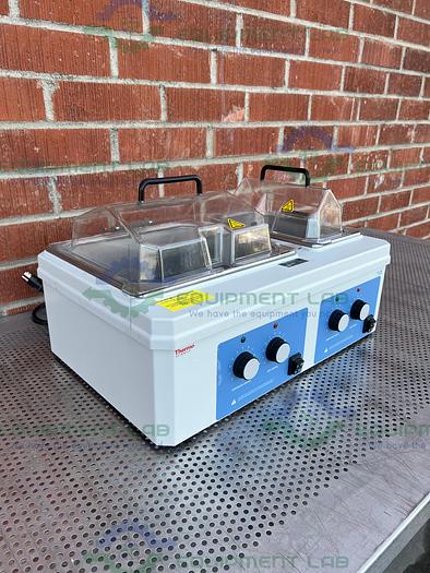 Used Thermo Scientific  2253 Dual Water Bath 5L and 10L  99.9 °C