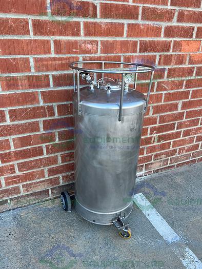 Used Alloy Products  120 Liter Stainless Steel Pressure Vessel 100 PSI