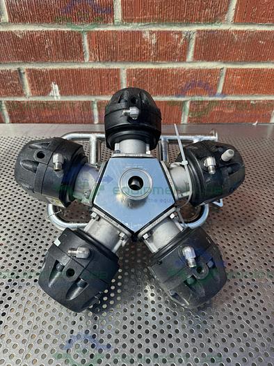 Used 5 ITT Pure Flo Advantage Stainless Steel Diaphragm Valve w/ 1" Sanitary Fitting