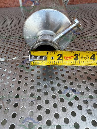 Used Millipore  Stainless Steel Cartridge Filter Housing 4.5"