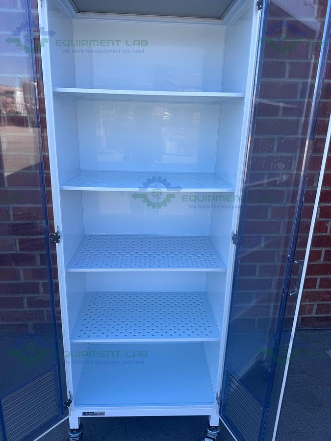 Used Terra Universal Storage Cabinet 25.75 x 16.75 x 61.5" w/ Whisper Filter / Blower