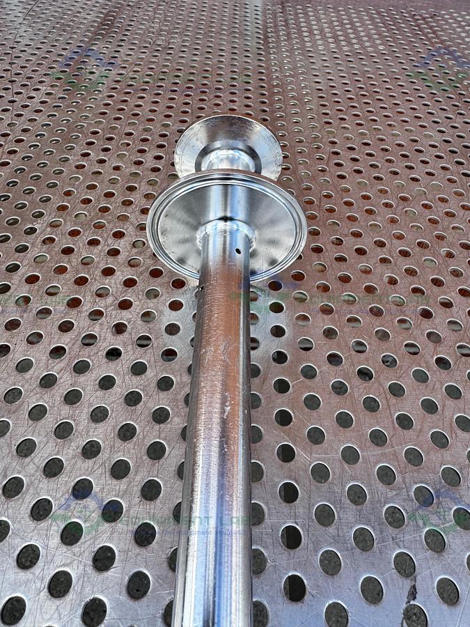 Used Stainless Steel Spray Ball w/ 1.5" to 2.5" Sanitary Fitting