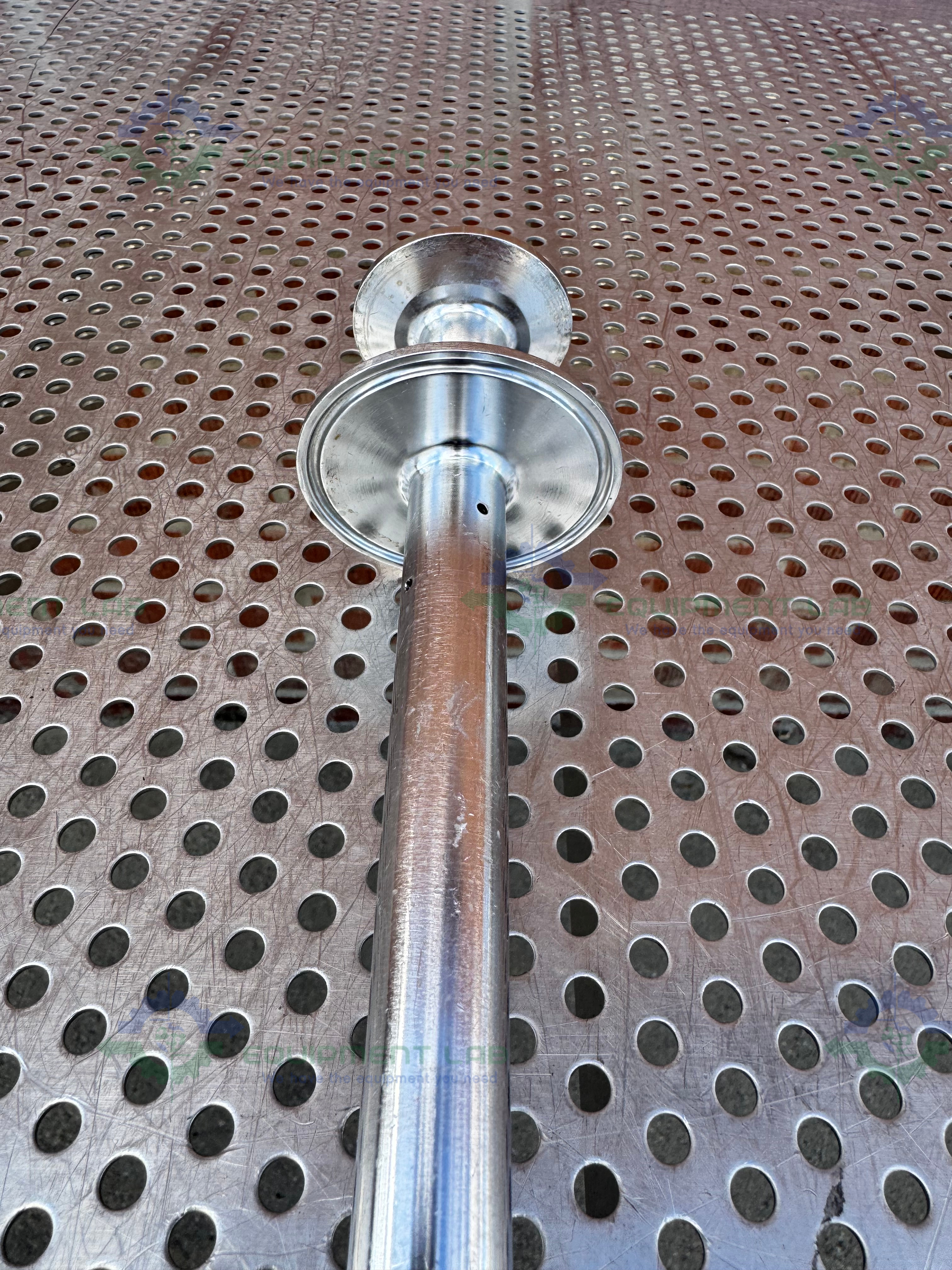 Used Stainless Steel Spray Ball w/ 1.5" to 2.5" Sanitary Fitting