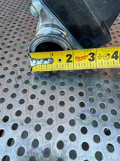 Used ITT Pure Flo 1.5-316L-RA20MAX-CWP150 Diaphragm Valve w/ 1 1/2" Sanitary Fitting