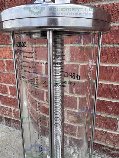 Used Cytiva / GE / Pharmacia BPG / Schott 140 / 500 Chromatography Column