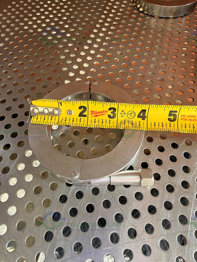Used Lot of 8 - AN Corp Stainless Steel KF 50 Vacuum Clamp
