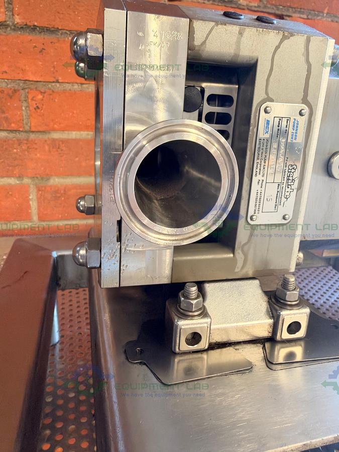 Used Idex / Johnson Pump SLBS/0081 Rotary Lobe Pump w/ SEW Motor 1700 RPM