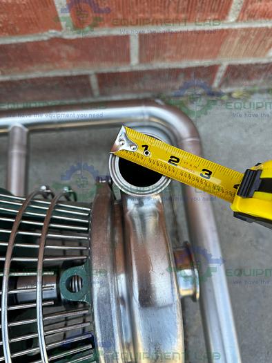 Used Tri Clover C216MDG18T-2902-17 Centrifugal Pump w/ Reliance 5 HP Motor 460V