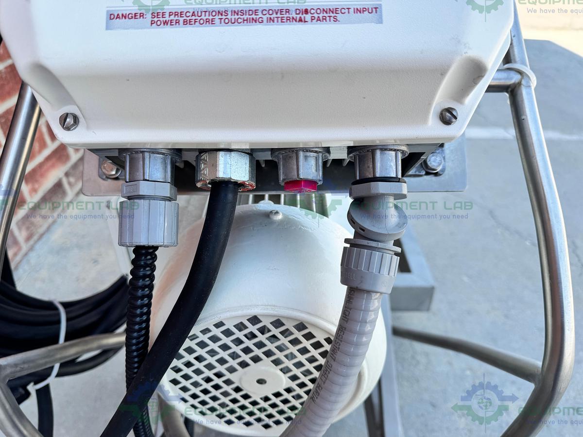 Used Watson Marlow 840RG Sanitary Peristaltic Metering and Transfer Pump w/ 3 HP Pump