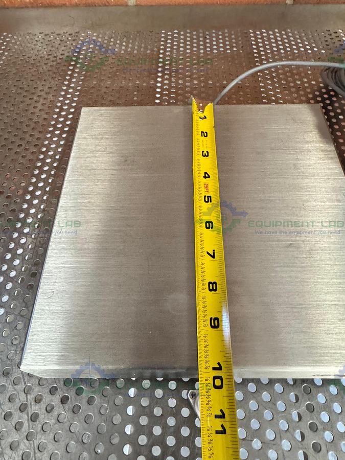 Used Minebea Intec CAPS1U-20CC-LU Stainless Steel Scale 10x10 w/ MIS2UR-V2, 30 LBS