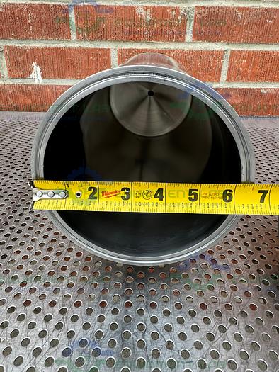 Used Unbranded 6 Liter Stainless Steel Vessel w/ ITT Vavle 1/2" Sanitary Fitting