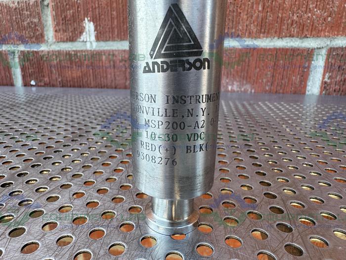 Used Anderson Instrument MSP200-A2 Sensor Transducer 10-30 VDC, 0-30 PSI