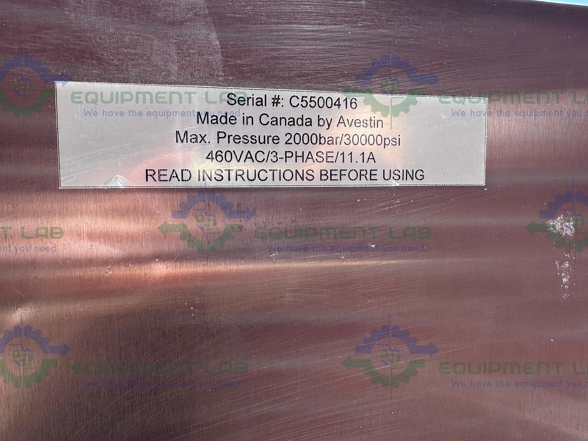 Used Avestin EmulsiFlex C55 High Pressure Homogenizer Emulsifier w/ Sensorless Vector