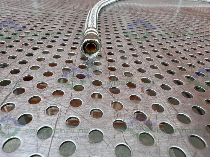 Used Unbranded 60" Stainless Steel Flexible Braided Hose w/ Male Threaded Fitting