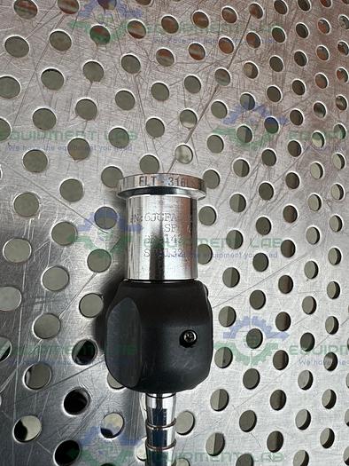 Used Lot of 3 - Fluid Line  In Line Diaphragm Valve w/ 1/4" Sanitary to Hose Fitting