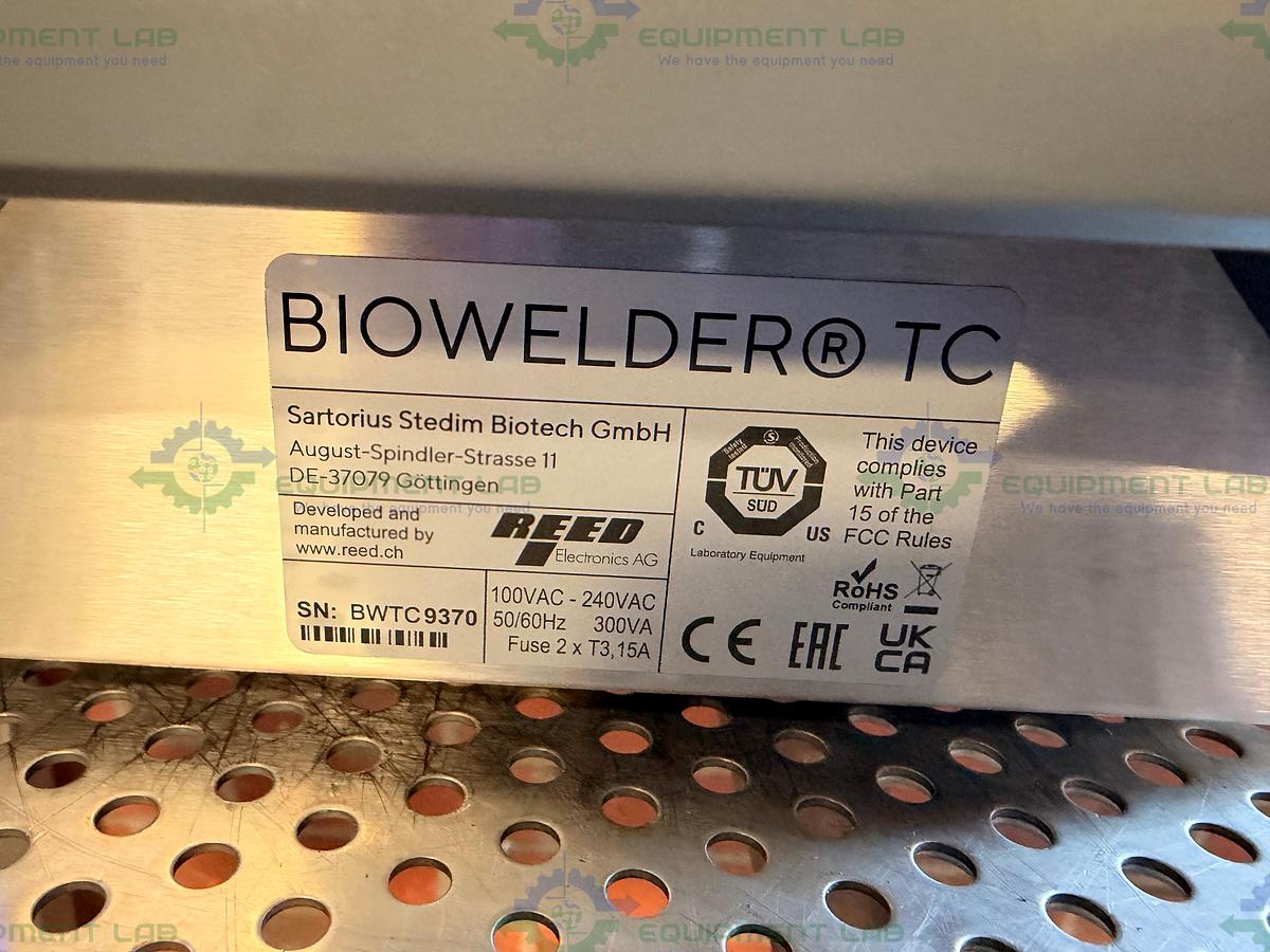 Used Sartorius BioWelder TC Automated Sterile Tube Welding Device, 469 Cycles