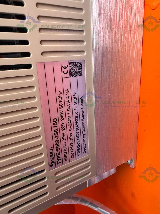  for parts or not working Chinese DS-200A Packaging Machine 220V w/ Sanch S900.2S0.75G VFD