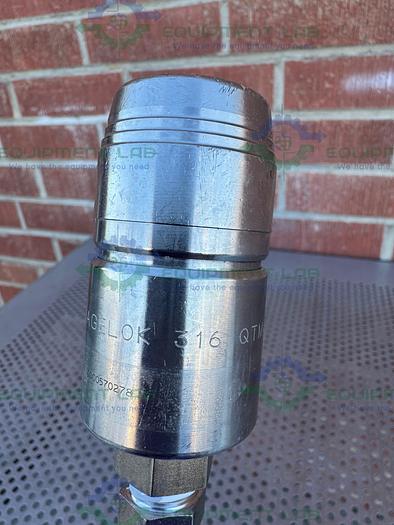 Used Stainless Steel 66" Flexible Braided Hose w/ Quick Release Fitting