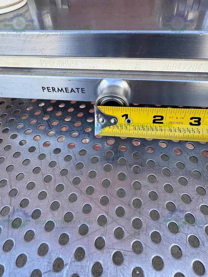 Used Millipore Stainless Steel Pellicon Filter Holder w/ GW Kent Gauge