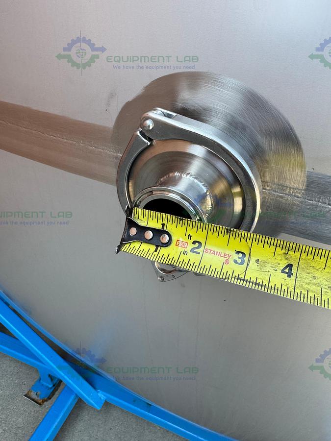 1000 Gallon Stainless Steel Jacketed Vessel / Holding Tank