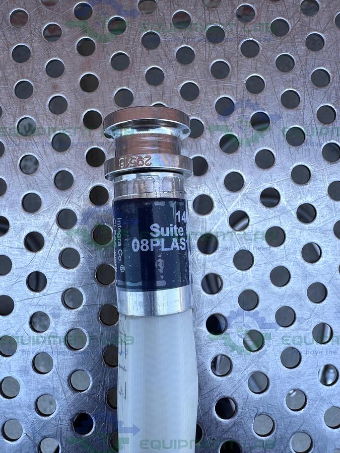 Used Unbranded 10" Flexible Silicone Hose with/ 1/2" Sanitary Fitting