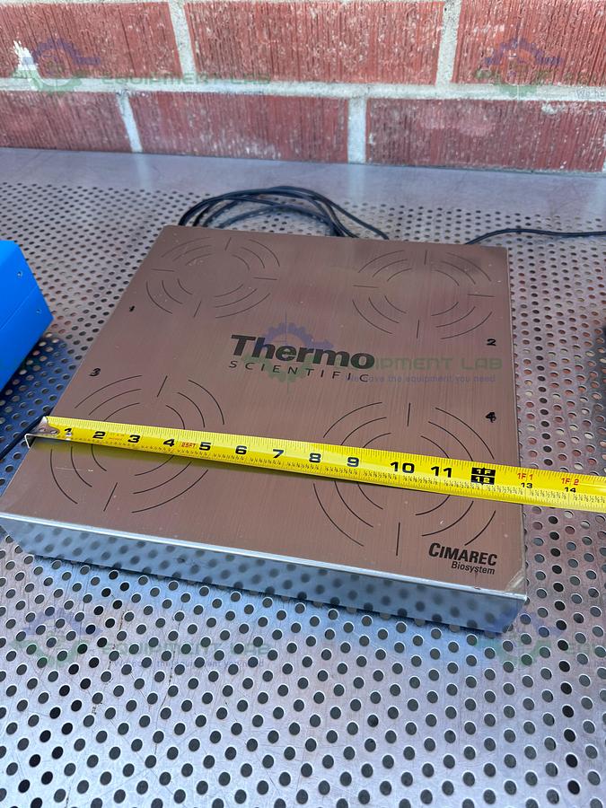 Used 2 - Thermo Cimarec Biosystem 4 Slow Speed Stirrers w/  Biomodul 40B Controller