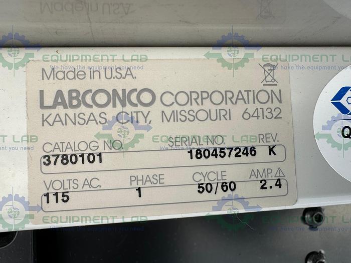 Used Labconco 302419000 Logic Biosafety Cabinet 4' Class II Type A2 w/ Hydraulic Legs