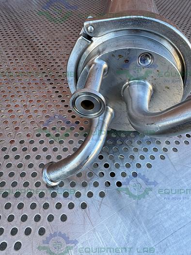 Used Allegheny Bradford 6.2 Liter Stainless Steel Filter Housing 150 PSIG