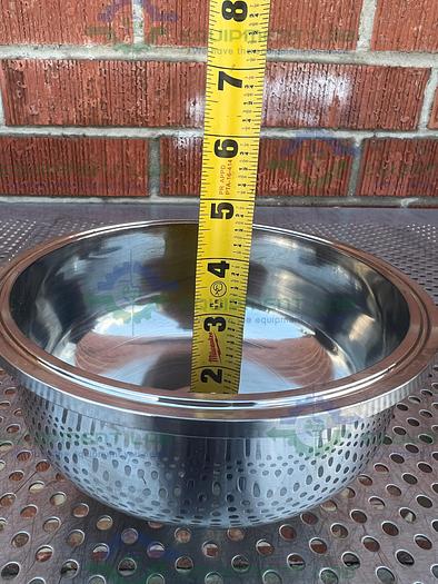 Used Stainless Steel  Cylindrical Reducer 1 1/2" to 6 1/2" Sanitary Fittings