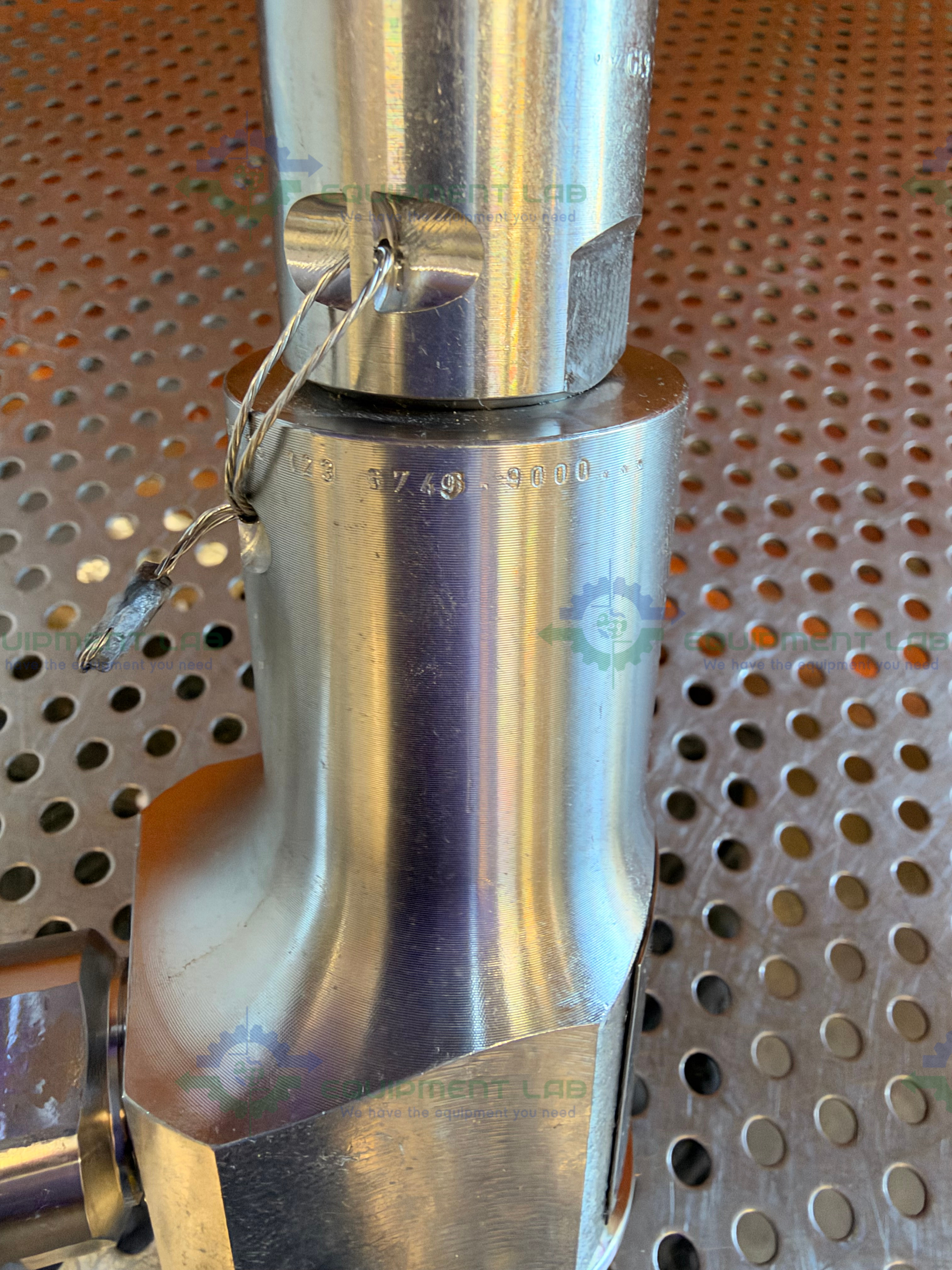 Used Leser 4814.7684 Spring Loaded Sanitary Safety Relief Valve w/1" Sanitary Fitting