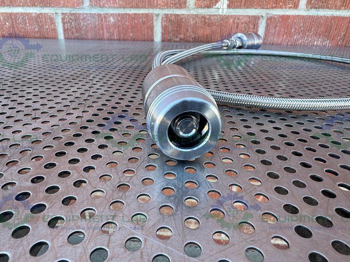 Used Stainless Steel 66" Flexible Braided Hose w/ Quick Release Fitting