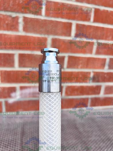 Used Saint Gobain SBP 0750 Pure Fit 96" Hose w/ 3/4" to 1 1/2" Sanitary Fitting 90PSI