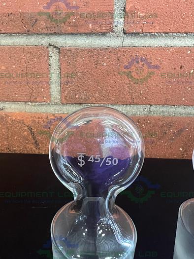 Used Chemglass CG-3000-08 Pennyhead Hollow Stopper 45/50