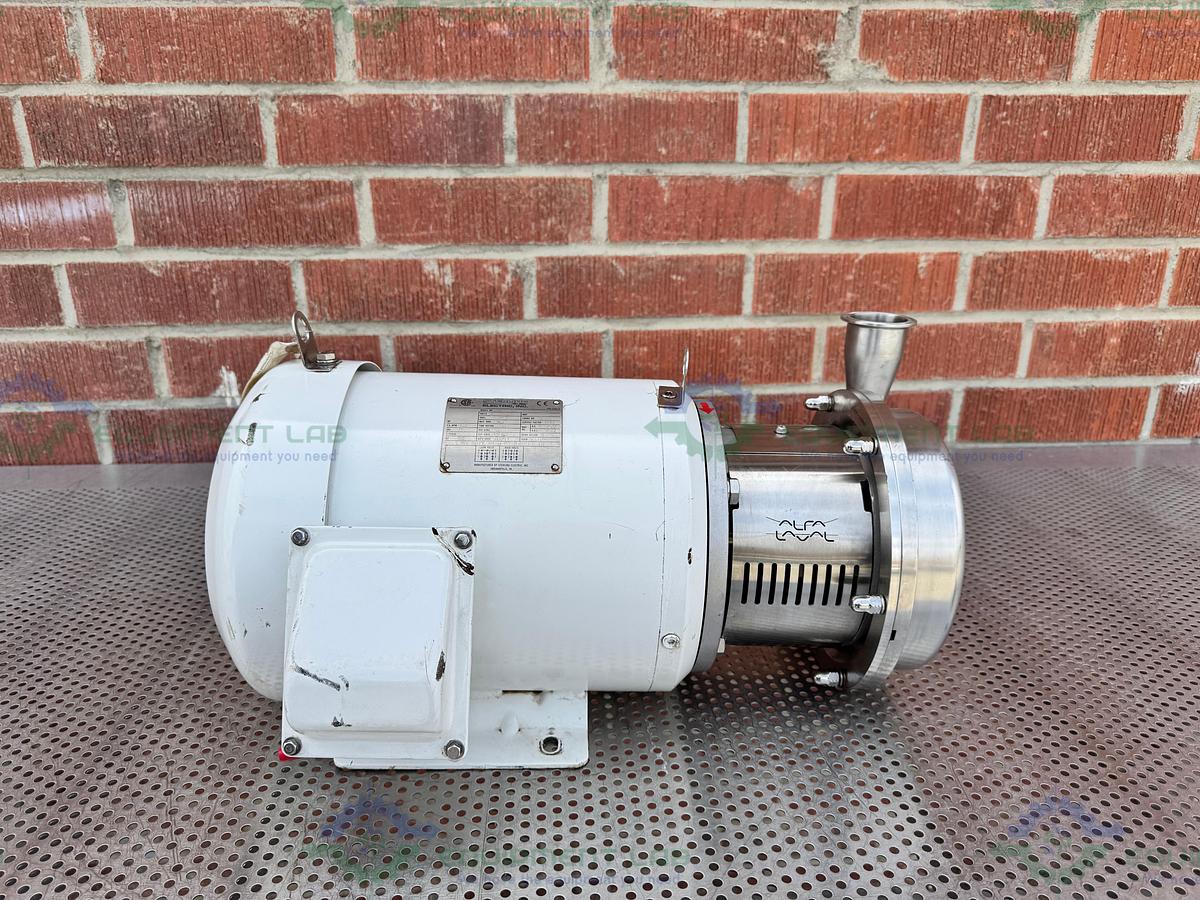 Used Alfa Laval LKH10M Stainless Steel Centrifugal Pump w/ Sterling 7.5HP Motor