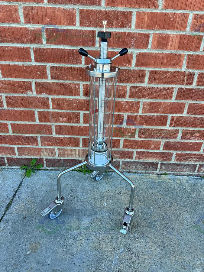 Used Cytiva / GE / Pharmacia BPG 100 / 500 Chromatography Column 4L