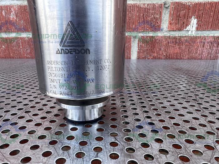 Used Anderson Instrument SV304B12301205 Pressure Transmitter