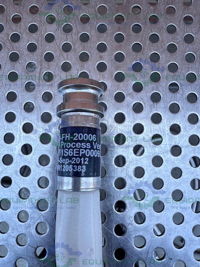 Used Unbranded 10" Flexible Silicone Hose with/ 1/2" Sanitary Fitting