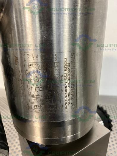 Used Waukesha Cherry Burrell  0187UL Rotary Lobe Pump w/ Stainless 1.5 HP Motor